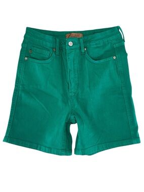 Judy Blue Green High-Rise Jean Shorts